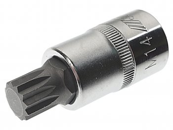 419 р. Бита-головка 12 SPLINE М14х55мм JTC JTC TOOLS CO., LTD jtc-45714  с доставкой в г. Майкоп. Увеличить фотографию 2