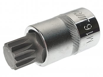 449 р. Бита-головка 12 SPLINE М16х55мм JTC JTC TOOLS CO., LTD jtc-45716  с доставкой в г. Майкоп. Увеличить фотографию 2