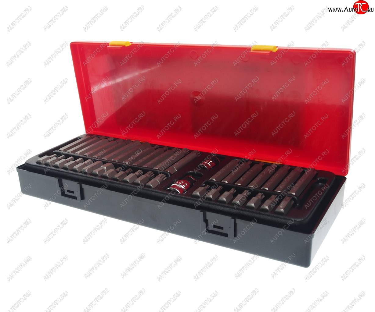 4 199 р. Набор бит 12 38 SPLINE, TORX, HEX 40 предметов в кейсе JTC JTC TOOLS CO., LTD jtc-k1402  с доставкой в г. Майкоп