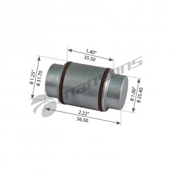 149 р. Ролик ROR тормозной колодки (32x25.5) MANSONS MANSONS mbp3035  с доставкой в г. Майкоп. Увеличить фотографию 1