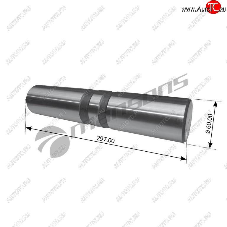 2 889 р. Шкворень SAF поворотной оси (298x60) MANSONS MANSONS 600.000  с доставкой в г. Майкоп