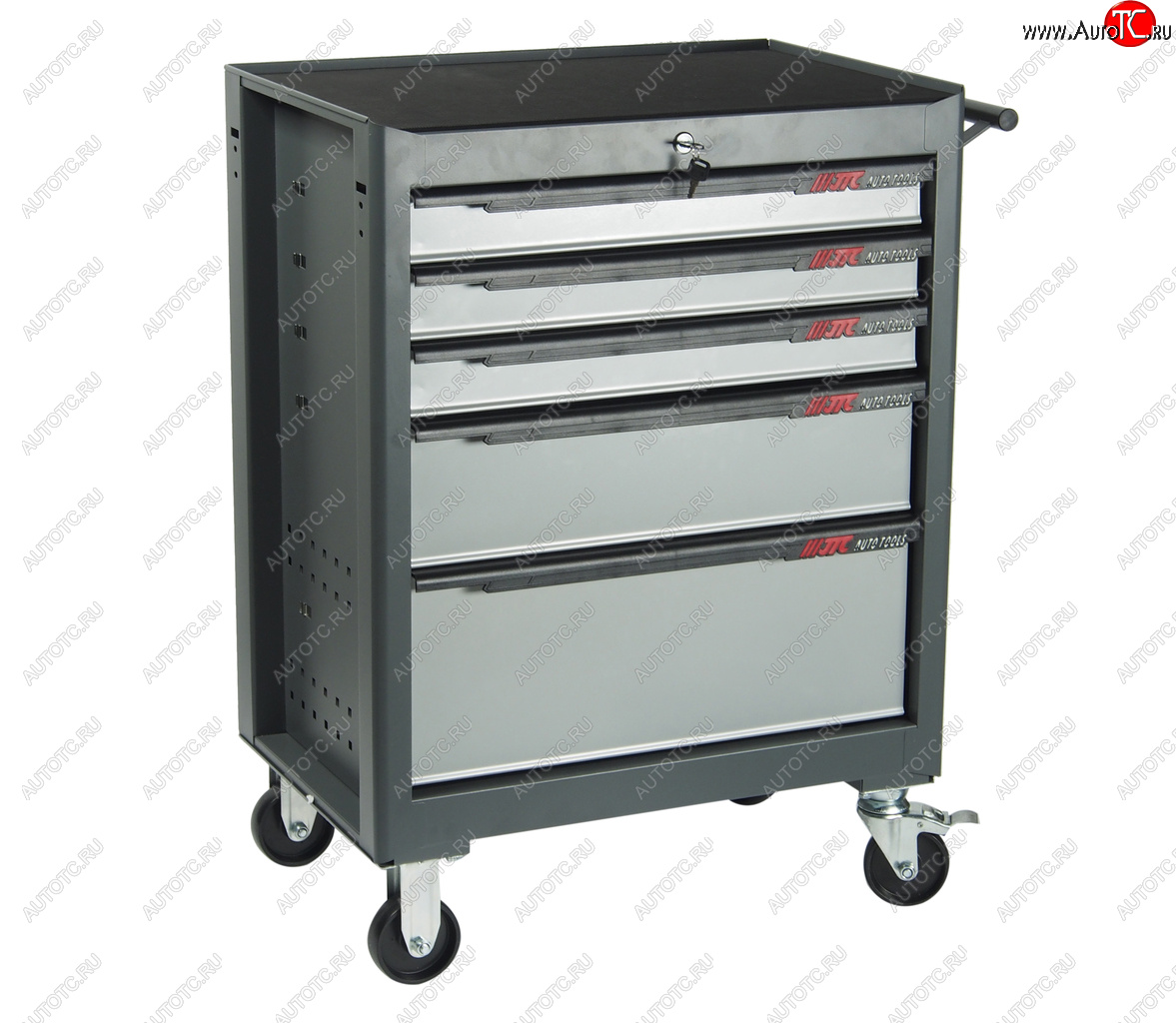 57 899 р. Тележка инструментальная 5 секций серая JTC JTC TOOLS CO., LTD jtc-s1065  с доставкой в г. Майкоп