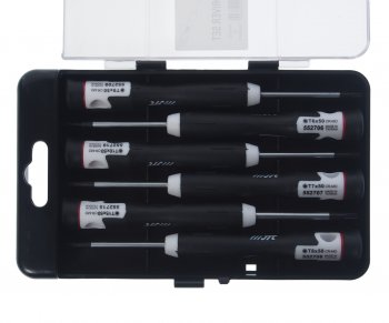 2 249 р. Набор отверток прецизионных T6-Т10, T15 L=150мм 6 предметов JTC JTC TOOLS CO., LTD jtc-5527  с доставкой в г. Майкоп. Увеличить фотографию 2
