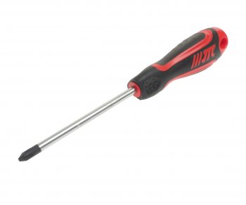 489 р. Отвертка крестовая PH 2.0х100мм усиленная (сталь Cr-Mo) JTC JTC TOOLS CO., LTD jtc-7610  с доставкой в г. Майкоп. Увеличить фотографию 1