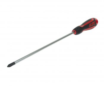 579 р. Отвертка крестовая PH 2.0х200мм усиленная (сталь Cr-Mo) JTC JTC TOOLS CO., LTD jtc-7634  с доставкой в г. Майкоп. Увеличить фотографию 1