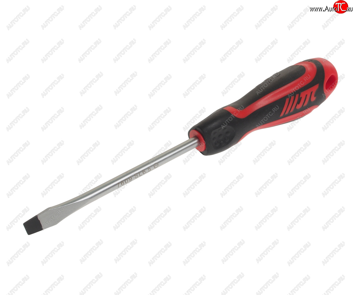 499 р. Отвертка шлицевая SL 6.5х100мм усиленная (сталь Cr-Mo) JTC JTC TOOLS CO., LTD jtc-7609  с доставкой в г. Майкоп