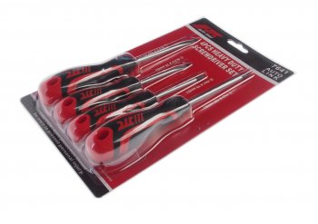 1 799 р. Набор отверток усиленных SL5.5x75 SL6.5x100 PH1x75 PH2x100 4 предмета JTC JTC TOOLS CO., LTD jtc-7641  с доставкой в г. Майкоп. Увеличить фотографию 2