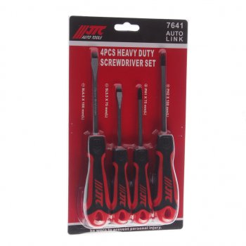1 799 р. Набор отверток усиленных SL5.5x75 SL6.5x100 PH1x75 PH2x100 4 предмета JTC JTC TOOLS CO., LTD jtc-7641  с доставкой в г. Майкоп. Увеличить фотографию 1