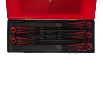 7 449 р. Набор напильников 203мм 5 предметов в кейсе JTC JTC TOOLS CO., LTD jtc-k8053  с доставкой в г. Майкоп. Увеличить фотографию 2