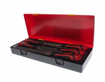 7 449 р. Набор напильников 203мм 5 предметов в кейсе JTC JTC TOOLS CO., LTD jtc-k8053  с доставкой в г. Майкоп. Увеличить фотографию 1