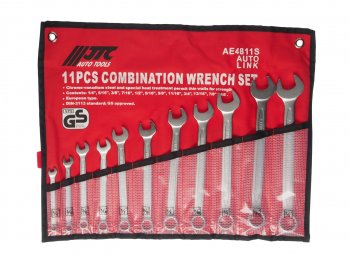 6 499 р. Набор ключей комбинированных 14”-78” 11 предметов в планшете JTC JTC TOOLS CO., LTD jtc-ae4811s  с доставкой в г. Майкоп. Увеличить фотографию 1