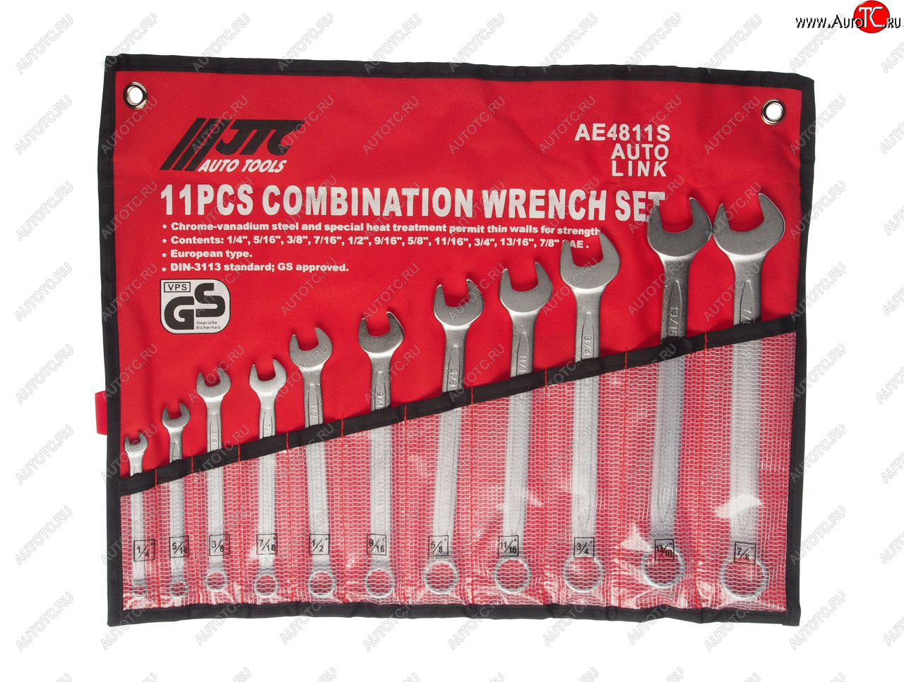 6 499 р. Набор ключей комбинированных 14”-78” 11 предметов в планшете JTC JTC TOOLS CO., LTD jtc-ae4811s  с доставкой в г. Майкоп