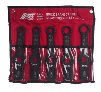 22 349 р. Набор ключей для тормозных суппортов грузовых автомобилей JTC JTC TOOLS CO., LTD jtc-5595  с доставкой в г. Майкоп. Увеличить фотографию 1