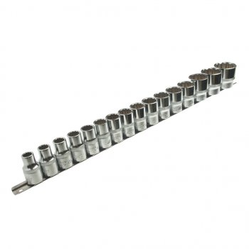 4 999 р. Набор головок торцевых 12 12-ти гранных 10-32мм на планке JTC JTC TOOLS CO., LTD jtc-t416m  с доставкой в г. Майкоп. Увеличить фотографию 1