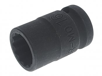 379 р. Головка торцевая 12 16мм 12-ти гранная ударная L=38мм JTC JTC TOOLS CO., LTD jtc-443916  с доставкой в г. Майкоп. Увеличить фотографию 2