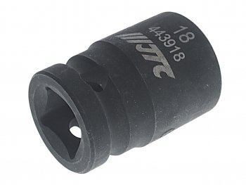 379 р. Головка торцевая 12 18мм 12-ти гранная ударная L=38мм JTC JTC TOOLS CO., LTD jtc-443918  с доставкой в г. Майкоп. Увеличить фотографию 1