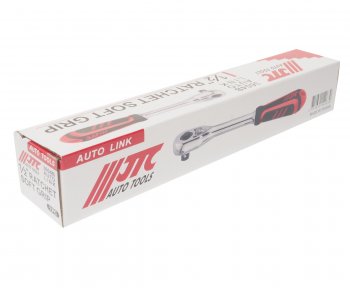 2 749 р. Ключ трещотка 12 36 зубьев 257мм с резиновой рукояткой JTC JTC TOOLS CO., LTD jtc-3604b  с доставкой в г. Майкоп. Увеличить фотографию 2