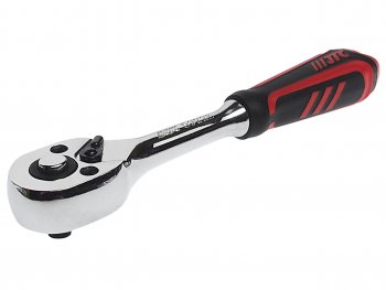 1 499 р. Ключ трещотка 14 72 зуба 150мм с резиновой рукояткой JTC JTC TOOLS CO., LTD jtc-5022b  с доставкой в г. Майкоп. Увеличить фотографию 1