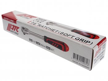 1 499 р. Ключ трещотка 38 36 зубьев 202мм резиновая рукоятка JTC JTC TOOLS CO., LTD jtc-3603b  с доставкой в г. Майкоп. Увеличить фотографию 3