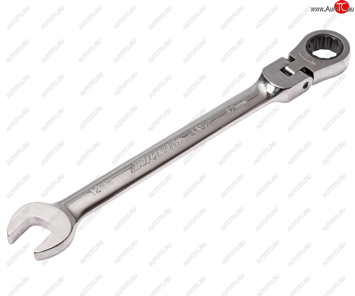1 739 р. Ключ комбинированный 12х12мм трещоточный шарнирный JTC JTC TOOLS CO., LTD jtc-3452  с доставкой в г. Майкоп