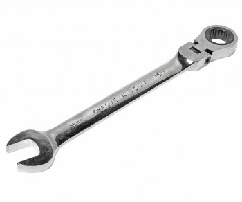 2 169 р. Ключ комбинированный 16х16мм трещоточный шарнирный JTC JTC TOOLS CO., LTD jtc-3456  с доставкой в г. Майкоп. Увеличить фотографию 1