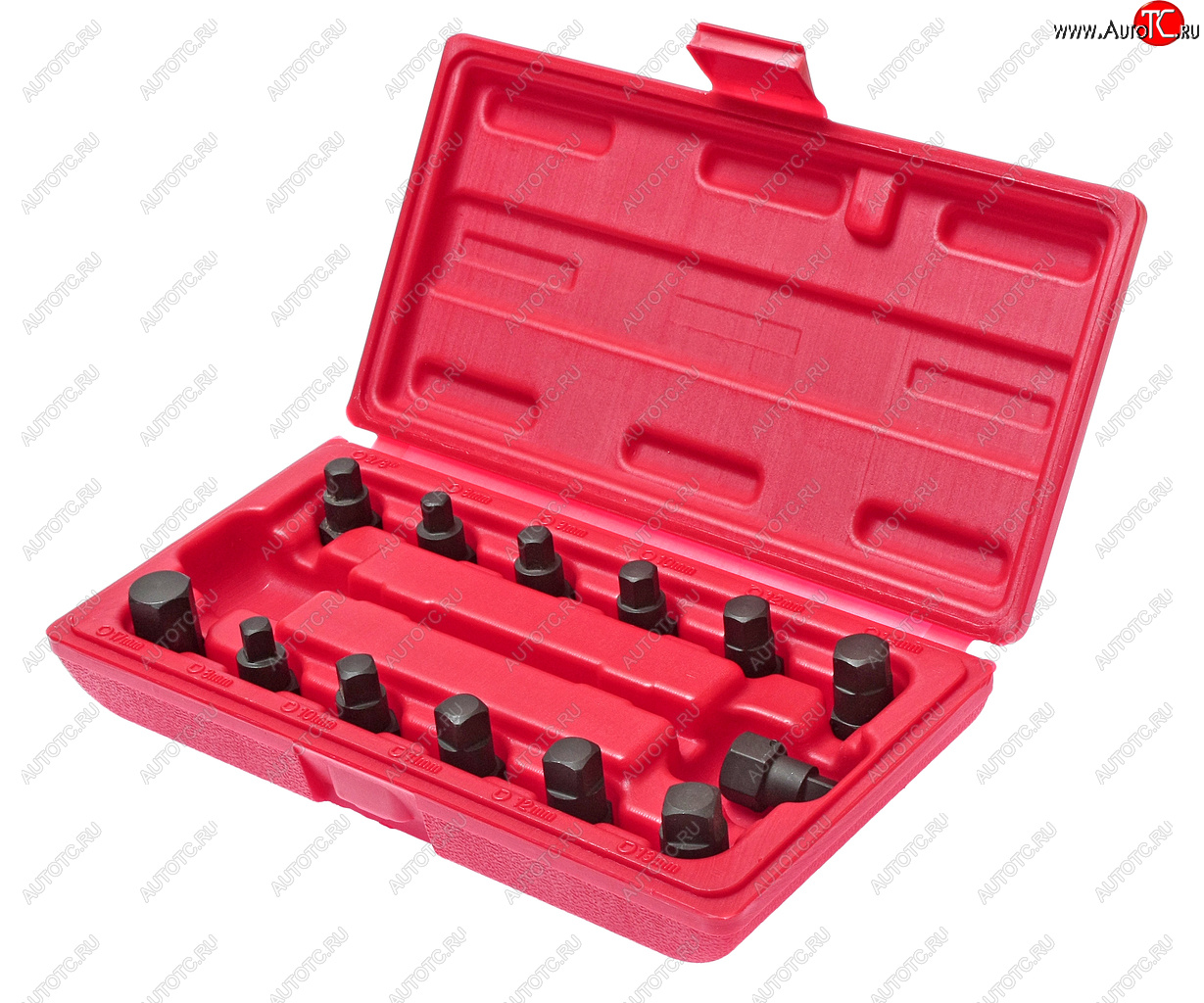 3 399 р. Головка для маслосливных пробок 13 предметов в кейсе JTC JTC TOOLS CO., LTD jtc-1117  с доставкой в г. Майкоп