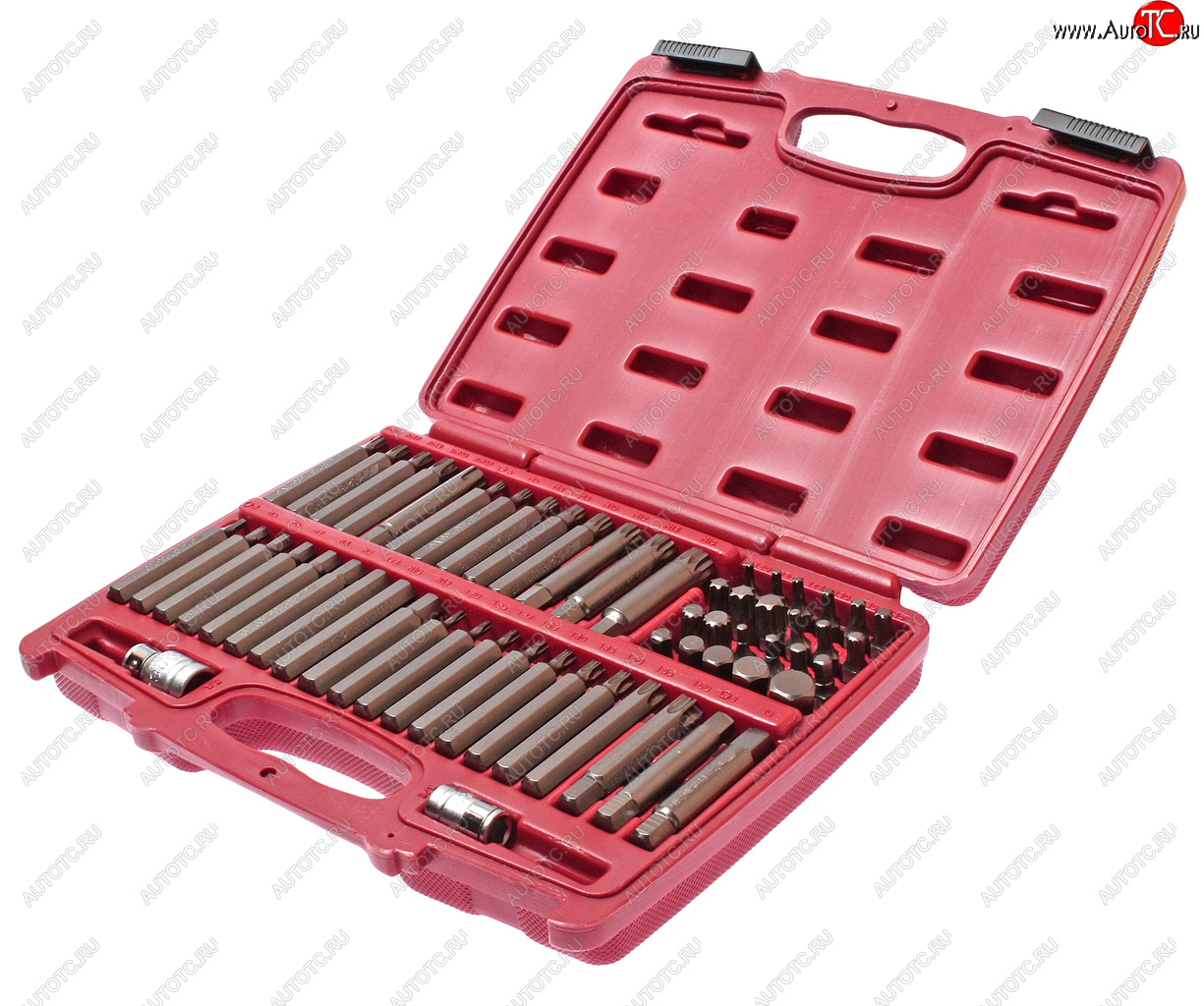 6 399 р. Набор бит 12 38 HEX, TORX, SPLINE, RIBE 6-ти гранных 2 держателя 58 предметов в кейсе JTC JTC TOOLS CO., LTD jtc-3509  с доставкой в г. Майкоп
