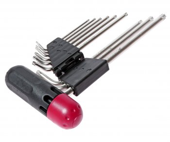 2 599 р. Набор ключей TORX T10Н-Т50H Г-образных с отверстием 9 предметов JTC JTC TOOLS CO., LTD jtc-3924  с доставкой в г. Майкоп. Увеличить фотографию 2