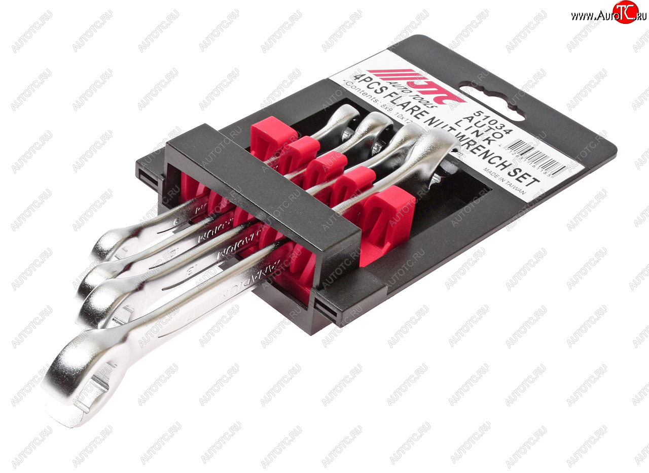 3 299 р. Набор ключей разрезных 8-17мм двухсторонних 4 предмета JTC JTC TOOLS CO., LTD jtc-51034  с доставкой в г. Майкоп