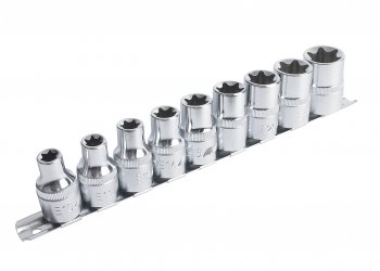 3 599 р. Набор головок торцевых 12 TORX Е10-Е24 9 предметов JTC JTC TOOLS CO., LTD jtc-h409e  с доставкой в г. Майкоп. Увеличить фотографию 2