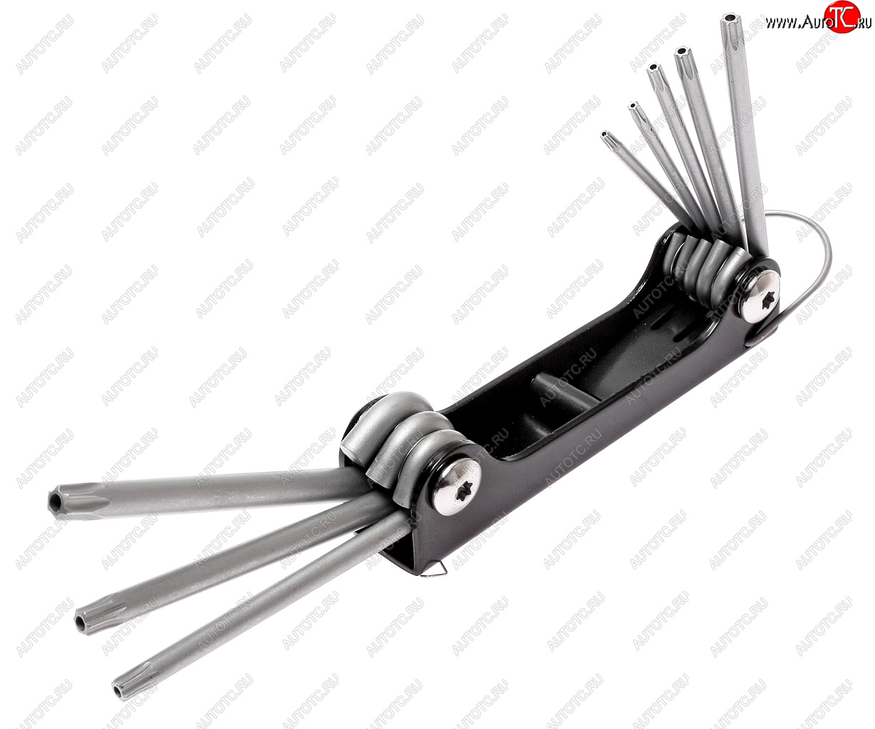 1 129 р. Набор ключей TORX Т9Н-Т40Н складных с отверстием 8 предметов JTC JTC TOOLS CO., LTD jtc-3503  с доставкой в г. Майкоп