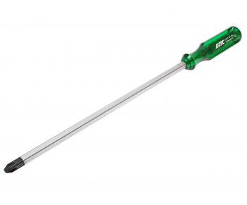1 029 р. Отвертка крестовая PH 4.0x300мм со сквозным стержнем (сталь Cr-Mo) JTC JTC TOOLS CO., LTD jtc-3209  с доставкой в г. Майкоп. Увеличить фотографию 1