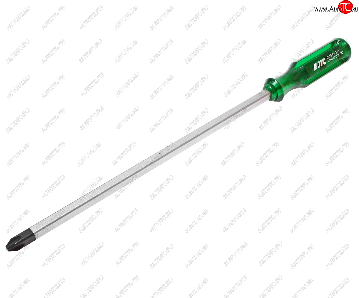 1 029 р. Отвертка крестовая PH 4.0x300мм со сквозным стержнем (сталь Cr-Mo) JTC JTC TOOLS CO., LTD jtc-3209  с доставкой в г. Майкоп