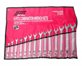 8 749 р. Набор ключей комбинированных 8-24мм 14 предметов в планшете JTC JTC TOOLS CO., LTD jtc-ae2414s  с доставкой в г. Майкоп. Увеличить фотографию 1