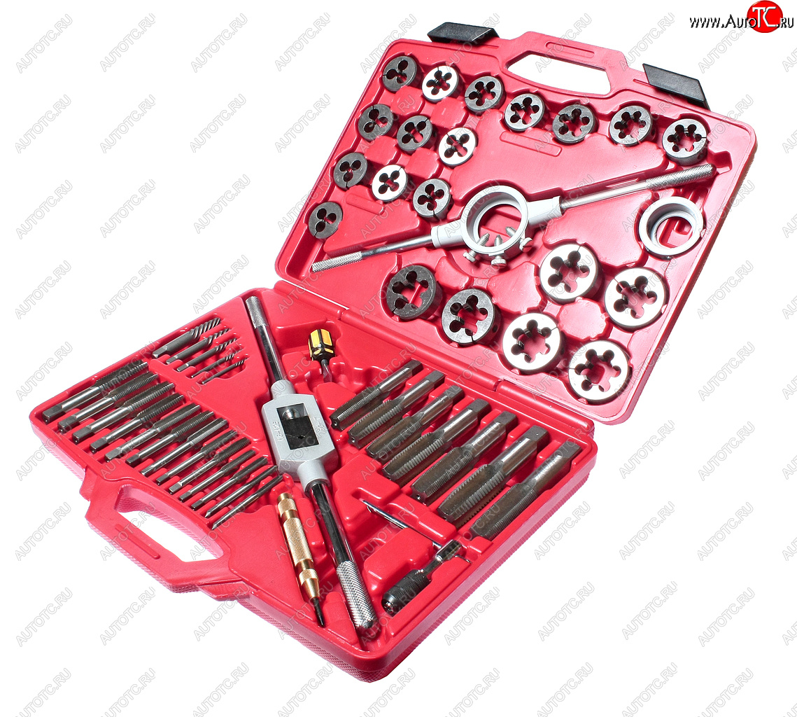 30 949 р. Набор метчиков и плашек 51 предмет в кейсе JTC JTC TOOLS CO., LTD jtc-5214  с доставкой в г. Майкоп