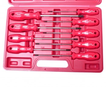 4 299 р. Набор отверток TORX T8Нх100мм-Т40Hх150мм 9 предметов JTC JTC TOOLS CO., LTD jtc-3925  с доставкой в г. Майкоп. Увеличить фотографию 2