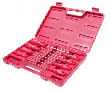 4 299 р. Набор отверток TORX T8Нх100мм-Т40Hх150мм 9 предметов JTC JTC TOOLS CO., LTD jtc-3925  с доставкой в г. Майкоп. Увеличить фотографию 1