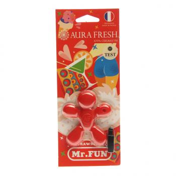 210 р. Ароматизатор на дефлектор полимерный (strawberry) 23г Mr.Fun AURA FRESH AURA FRESH 23475  с доставкой в г. Майкоп. Увеличить фотографию 1