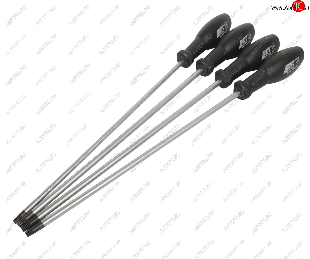 3 399 р. Набор отверток TORX T20х250мм-Т30х250мм удлиненных 4 предмета JTC JTC TOOLS CO., LTD jtc-5115  с доставкой в г. Майкоп