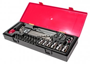 9 549 р. Набор инструментов TORX,HEX (ключи,головки с насадками) 40 предметов в кейсе JTC JTC TOOLS CO., LTD jtc-k1401  с доставкой в г. Майкоп. Увеличить фотографию 1