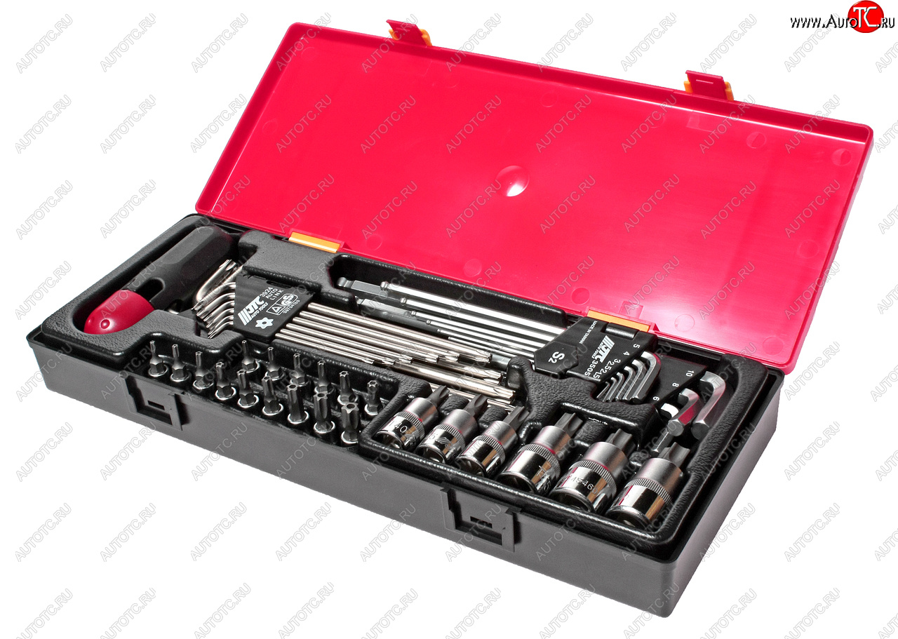 9 549 р. Набор инструментов TORX,HEX (ключи,головки с насадками) 40 предметов в кейсе JTC JTC TOOLS CO., LTD jtc-k1401  с доставкой в г. Майкоп
