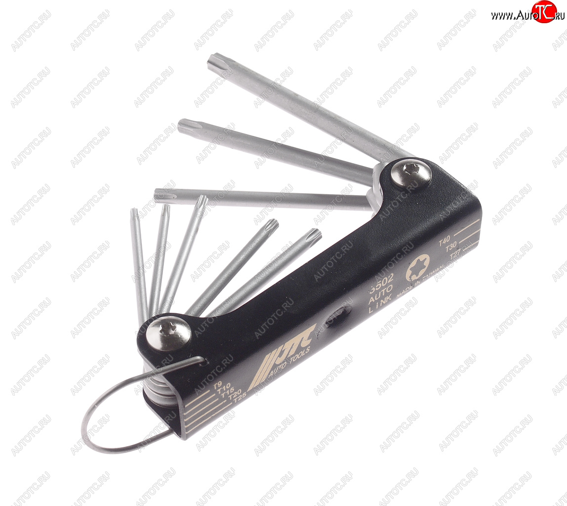 969 р. Набор ключей TORX T9-T40 складных 8 предметов JTC JTC TOOLS CO., LTD jtc-3502  с доставкой в г. Майкоп