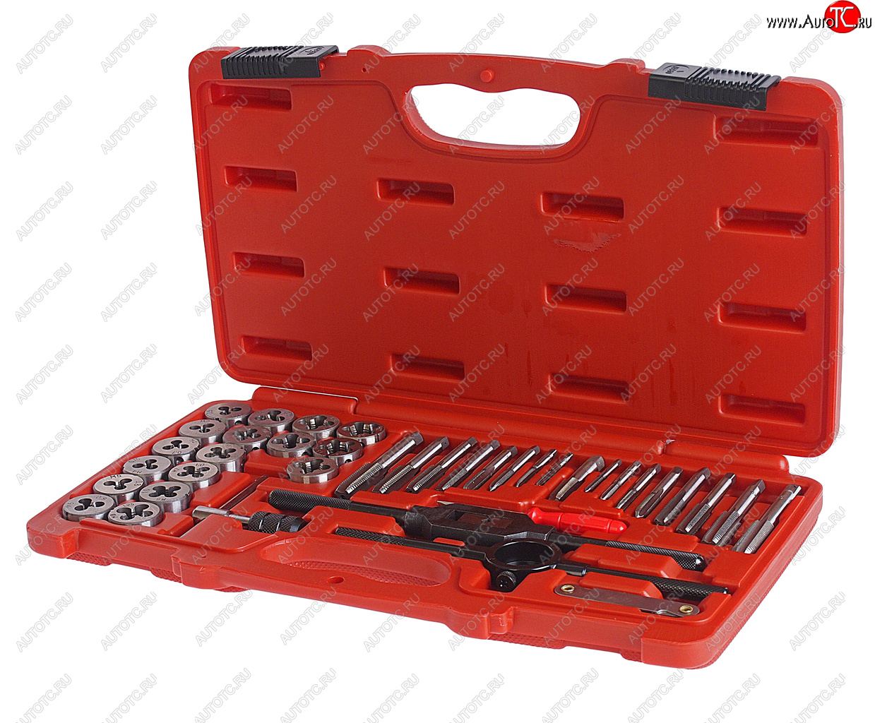 10 849 р. Набор метчиков и плашек 40 предметов в кейсе JTC JTC TOOLS CO., LTD jtc-3432a  с доставкой в г. Майкоп