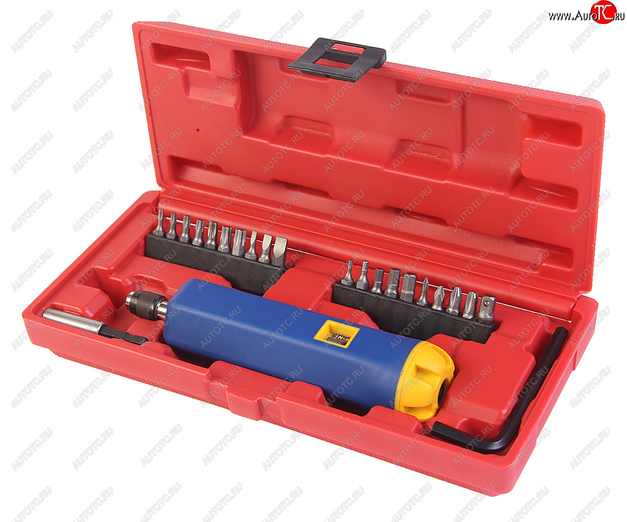 9 899 р. Отвертка динамометрическая 14 с набором бит и адаптеров в кейсе JTC JTC TOOLS CO., LTD jtc-4625a  с доставкой в г. Майкоп