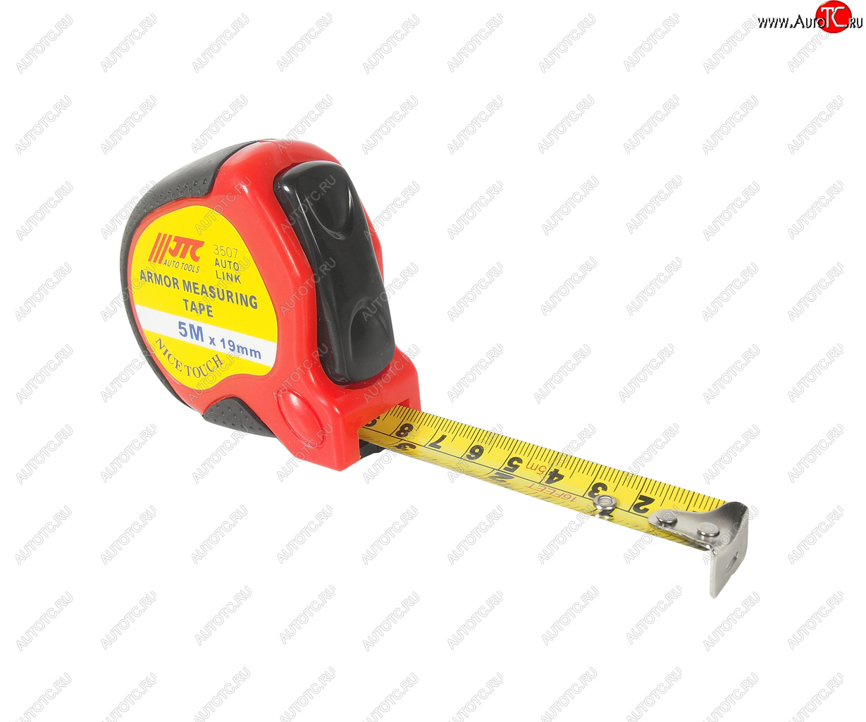 799 р. Рулетка 5м 19мм обрезиненный корпус JTC JTC TOOLS CO., LTD jtc-3507  с доставкой в г. Майкоп