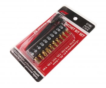 1 299 р. Набор бит 14 SL6, PH1-2, TORX, Т10Н-Т40Н с ключом трещоткой 11 предметов JTC JTC TOOLS CO., LTD jtc-u11mc  с доставкой в г. Майкоп. Увеличить фотографию 2