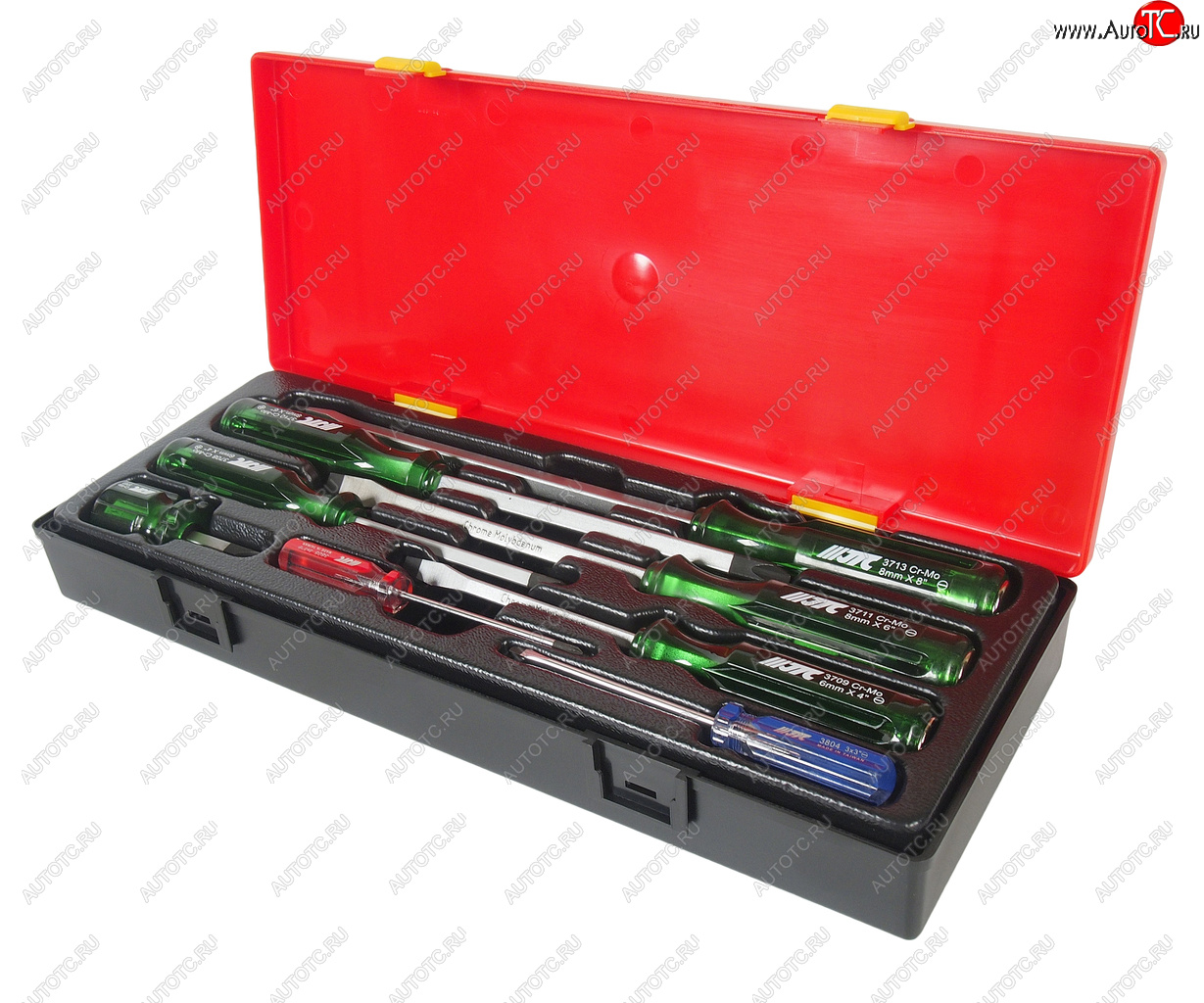 4 949 р. Набор отверток со сквозным стержнем 8 предметов в кейсе JTC JTC TOOLS CO., LTD jtc-k7082  с доставкой в г. Майкоп