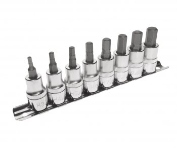 2 899 р. Набор бит-головок 38 HEX H3-H10 8 предметов JTC JTC TOOLS CO., LTD jtc-h308h  с доставкой в г. Майкоп. Увеличить фотографию 1