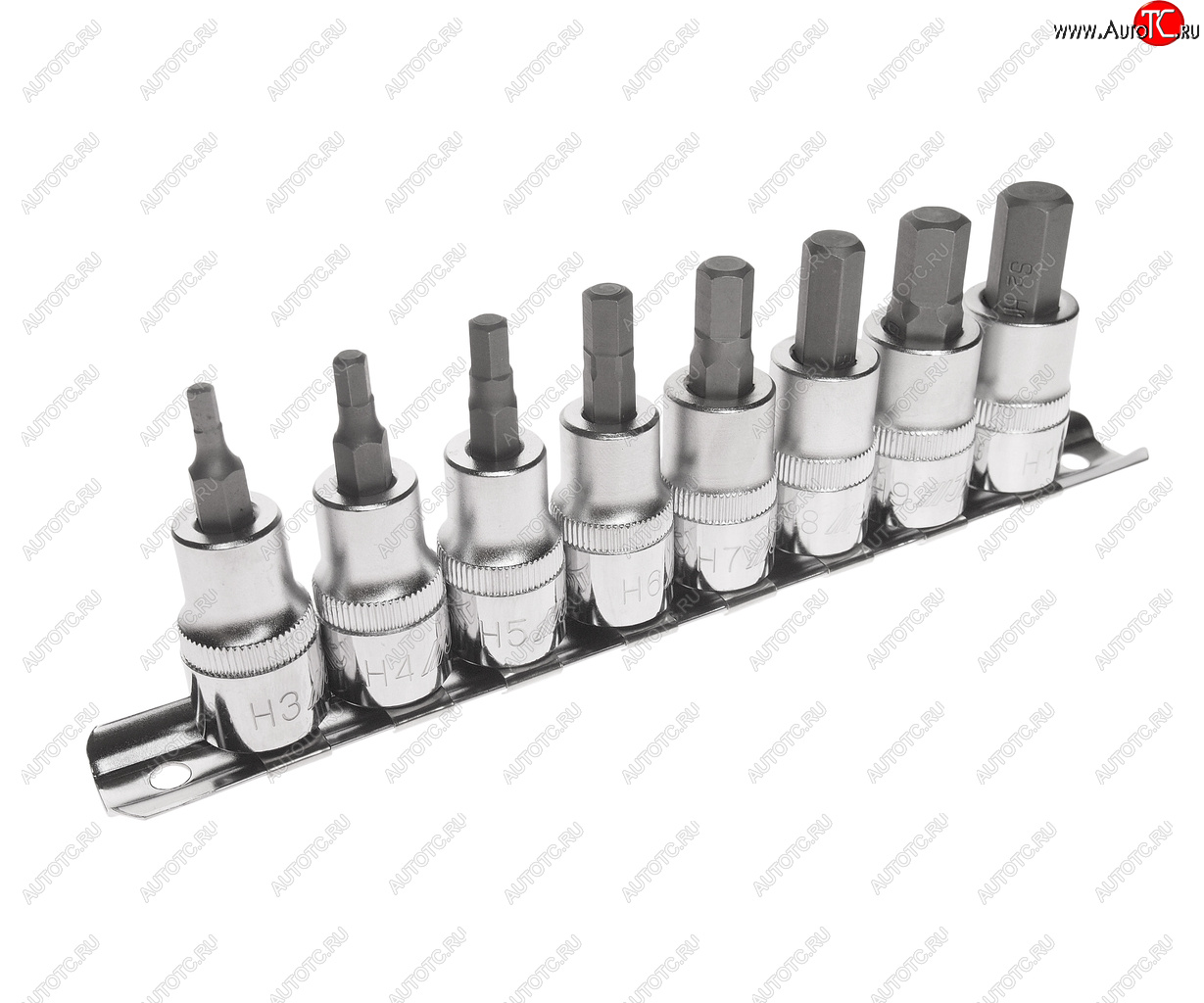 2 899 р. Набор бит-головок 38 HEX H3-H10 8 предметов JTC JTC TOOLS CO., LTD jtc-h308h  с доставкой в г. Майкоп