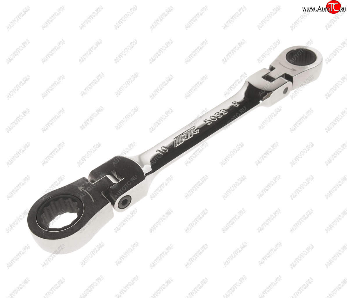 2 899 р. Ключ накидной 8х10мм трещоточный шарнирный L=125мм JTC JTC TOOLS CO., LTD jtc-5033  с доставкой в г. Майкоп